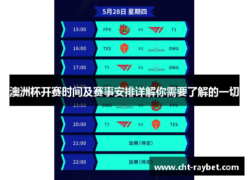 澳洲杯开赛时间及赛事安排详解你需要了解的一切